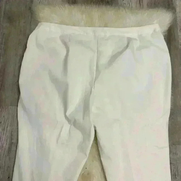 Vince Camuto white flap pocket cropped pants sz 24w - Picture 7 of 8